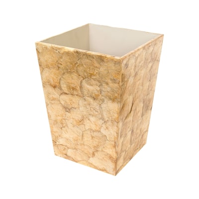 Marquesa Pearlized Waste Basket