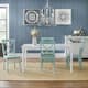 Option White Table/ Mint Chairs