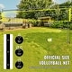 preview thumbnail 2 of 5, Outdoor Portable Volleyball Net System for Backyard, Beach, Lawn - Steel pole 1.25 inches 32*3 feet