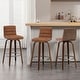 preview thumbnail 126 of 198, 26"/29" Faux Leather Swivel Bar/Counter Stools, Set of 2/3