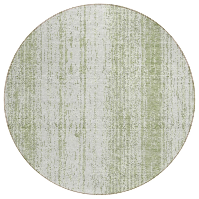 Machine Washable Indoor/ Outdoor Chantille Ombre Stripes Rug