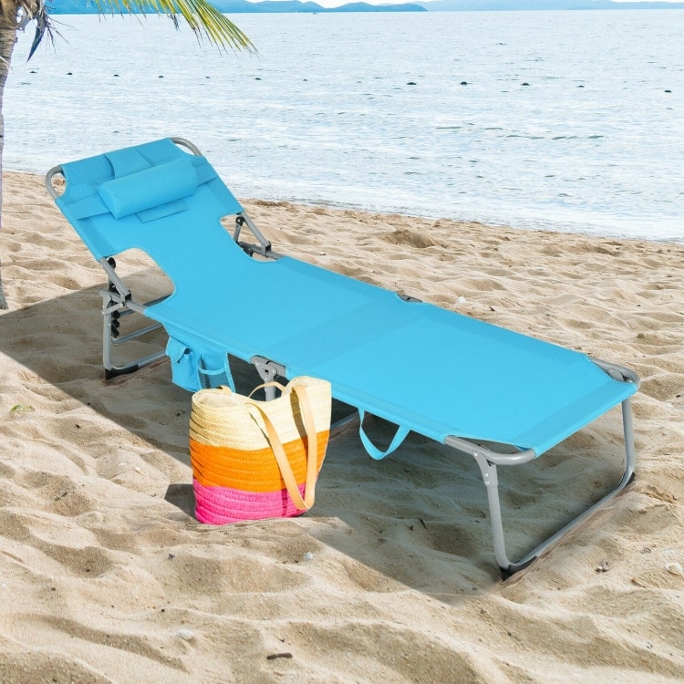 Foldable sales beach lounge