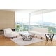 preview thumbnail 9 of 8, Tintern Coffee Table White & Antique Brass