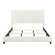 preview thumbnail 22 of 21, Bridgevine Home Tall White Boucle Panel Headboard Upholstered Platform Bed