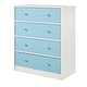 preview thumbnail 10 of 14, Ameriwood Home Mya Park Tall Dresser with 4 Fabric Bins