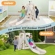 preview thumbnail 8 of 16, Toddler Slide, 6 in 1 Kids Indoor Slide for Toddlers 1-3, Baby Slide for Indoor Outdoor, L Shaped Slide for Kids Playset