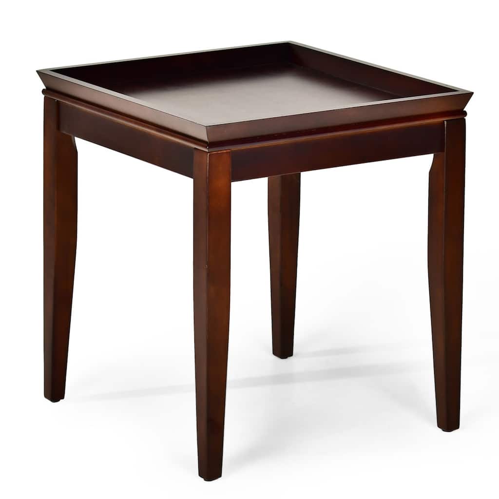 Wood End Table