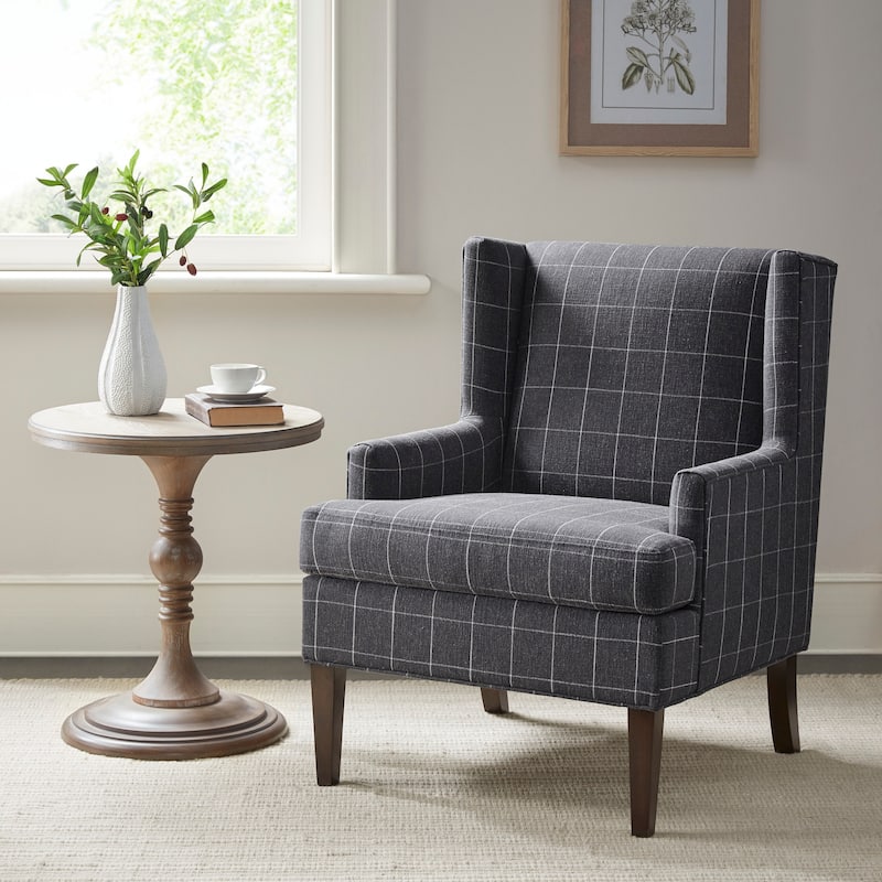 Martha Stewart Decker Accent Armchair - 1-Piece - Charcoal
