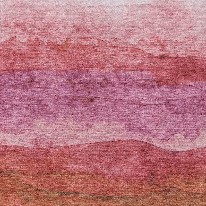 HomeRoots Abstract Modern Rectangle Outdoor Rug