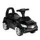 preview thumbnail 1 of 10, Modern Kids Ride-On Push Car with Music, Horn, and Storage - Foot-to-Floor Sliding Toy for Toddlers Black