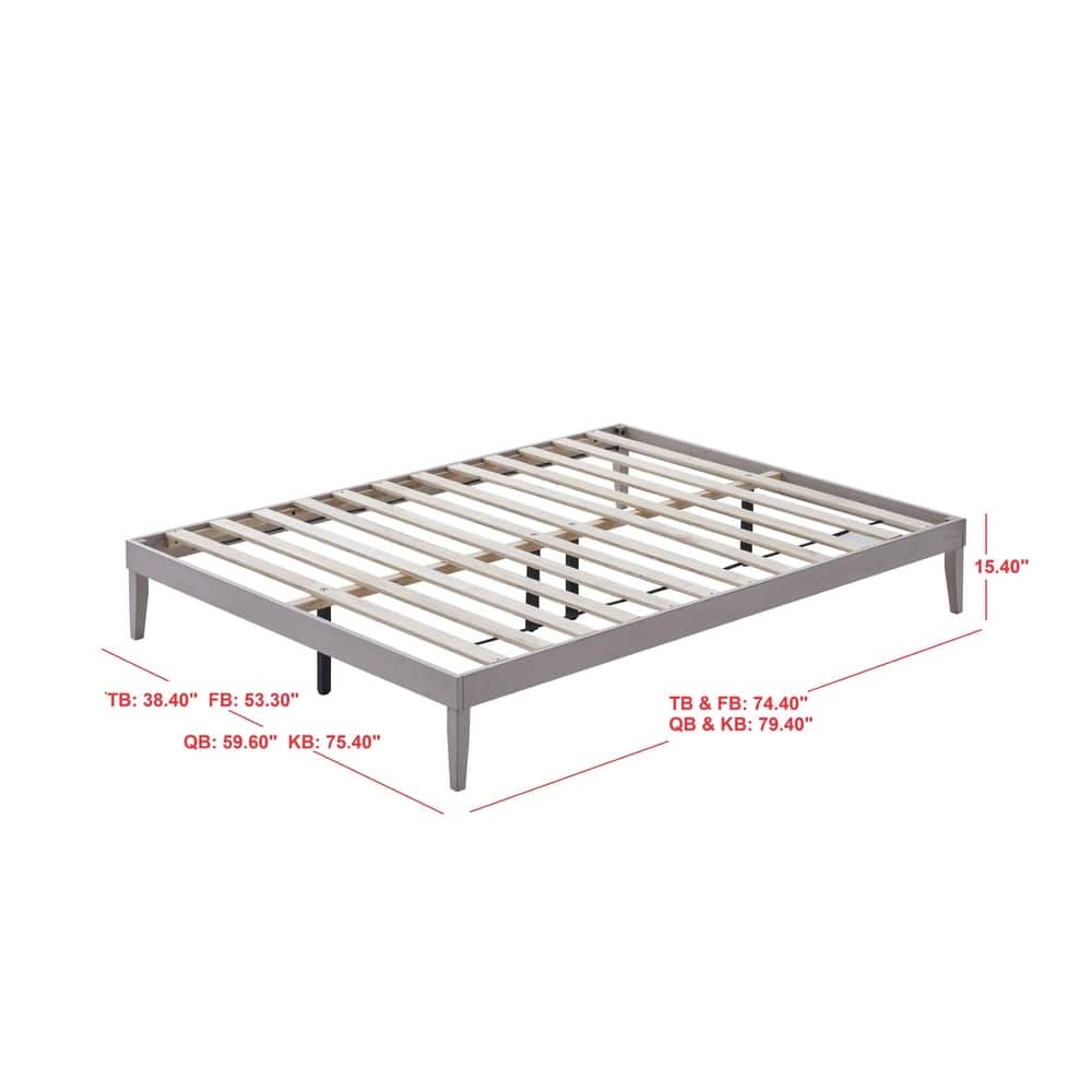 Zion Solid Wood Platform Bed