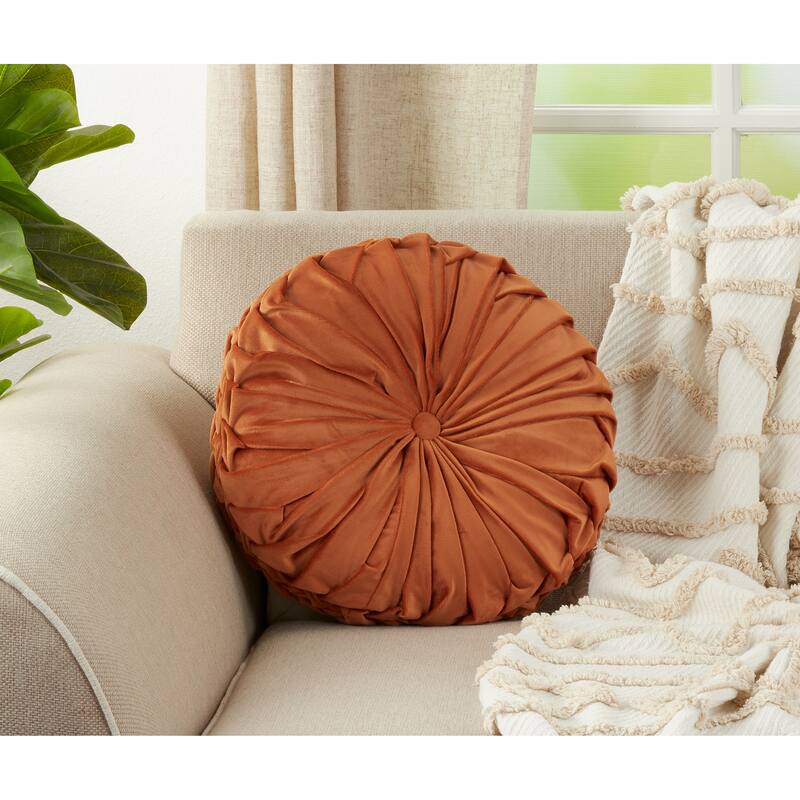 Velvet Pintuck Throw Pillow