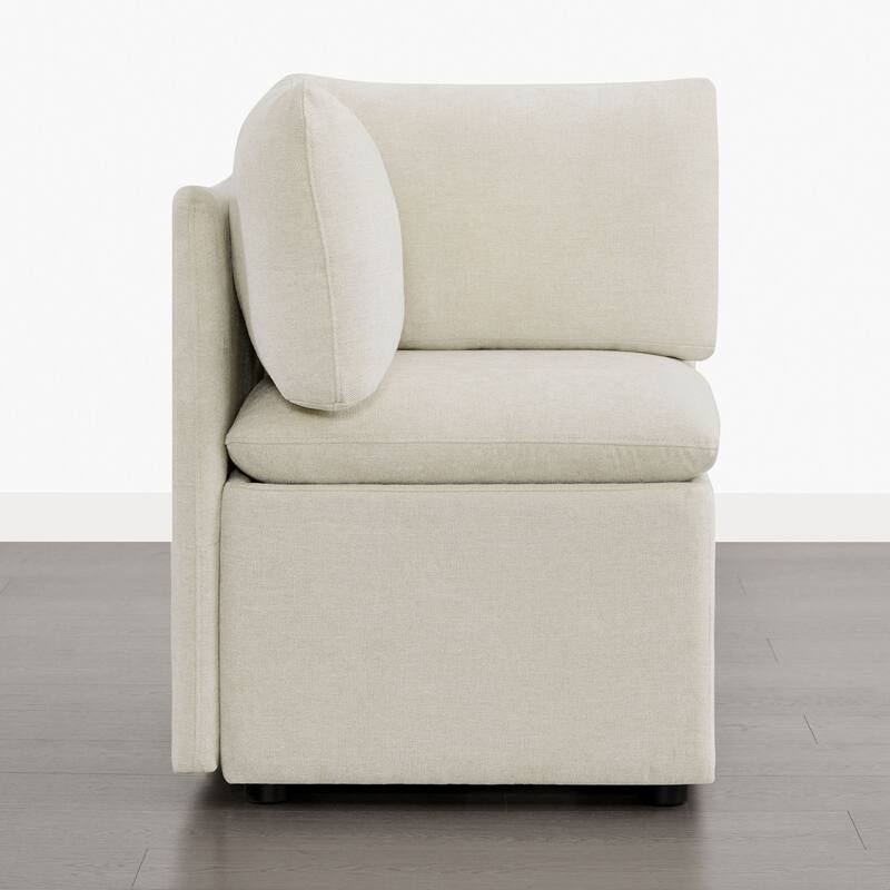 Spruce & Spring Modern 74" L-Shaped Dining Bench with Storage, Corner Breakfast Nook Banquette Bench