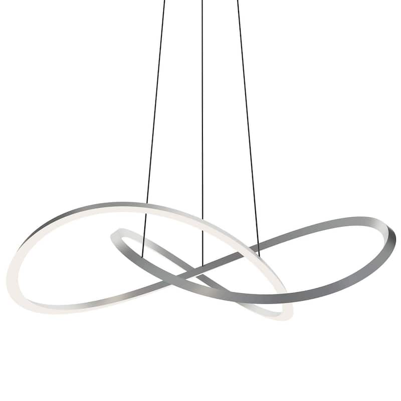 AFX CLSP32LAJUD Celeste 32" Wide Suspension Pendant - Satin Nickel