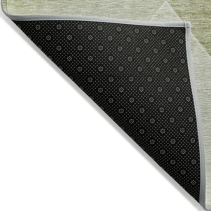 HomeRoots Abstract Transitional Rectangle Outdoor Rug