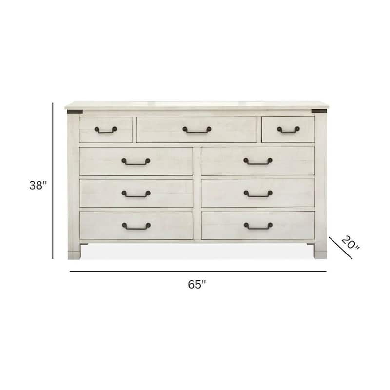 Magnussen Home Chesters Mill Alabaster Drawer Dresser