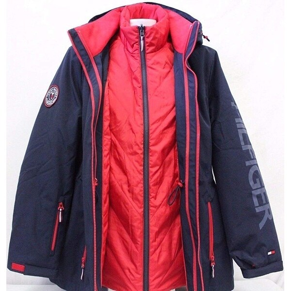 tommy hilfiger women's 3 in 1 all weather system jacket