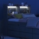preview thumbnail 8 of 23, Twin Size Bed with built-in USB ,Type-C Ports, LED light, Bookcase Headboard, Trundle and 3 Storage Drawers