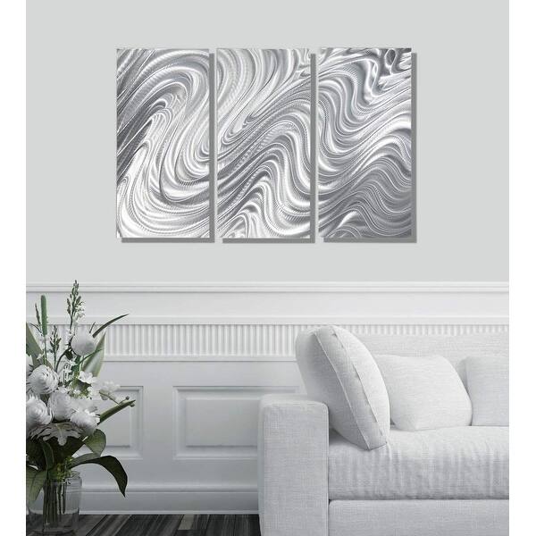 Shop Statements2000 Silver Metal Wall Art Sculpture Panels Decor