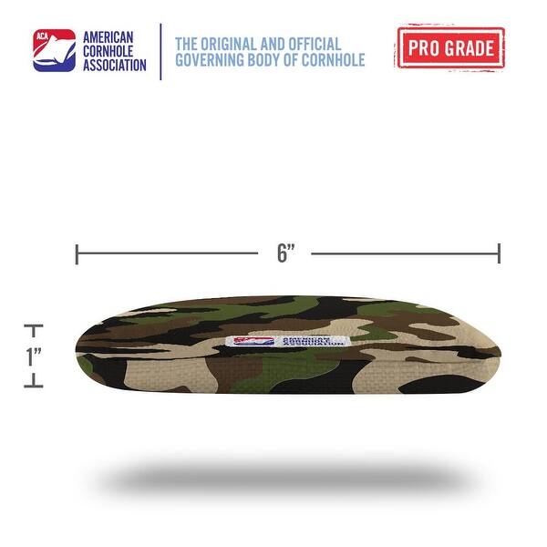 Camouflage Green Dual Sided Cornhole Bags