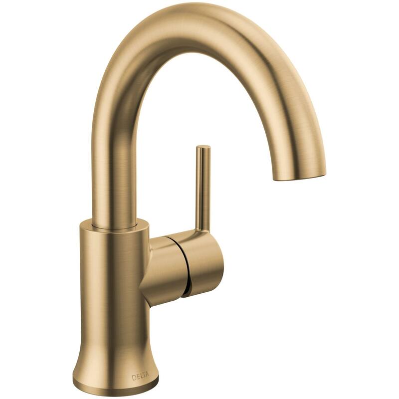 Delta 559HAR-DST Trinsic 1.2 GPM Single Hole Bathroom Faucet with Push