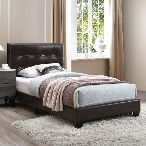 Poundex Platform Twin Bed - Bed Bath & Beyond - 37078306