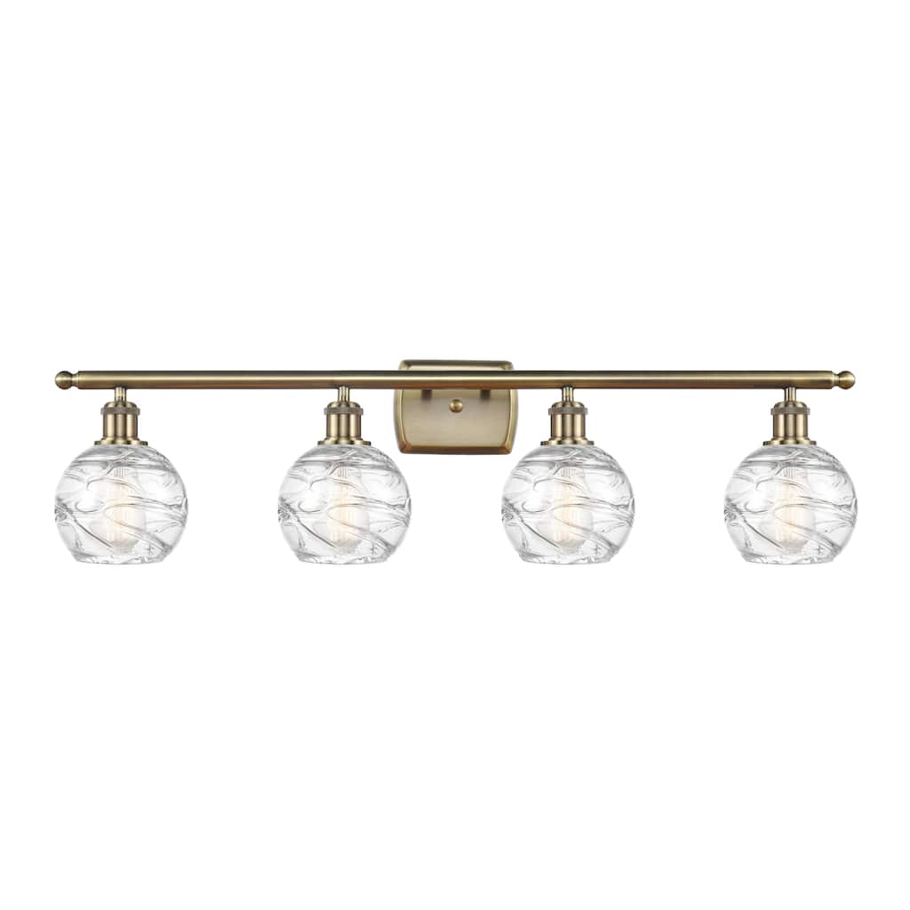 Innovations Lighting Athens Deco Swirl - 4 Light 36" Bath Vanity Light