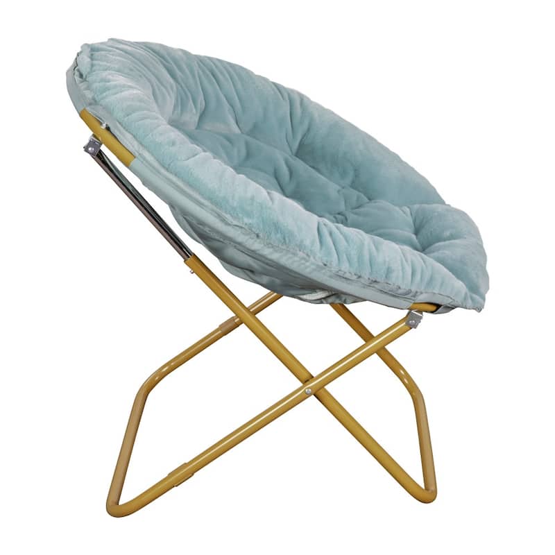 Folding XL Saucer Chair for Dorm or Bedroom