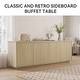 preview thumbnail 48 of 71, Wave Textured Modern Sideboard Cabinet