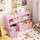 preview thumbnail 6 of 30, 3-Drawer Storage Cabinet with Slide-Out Drawers and Wheels for Multi-Functional Home Organizer - 40" x 13" x 24.5" (L x W x H)