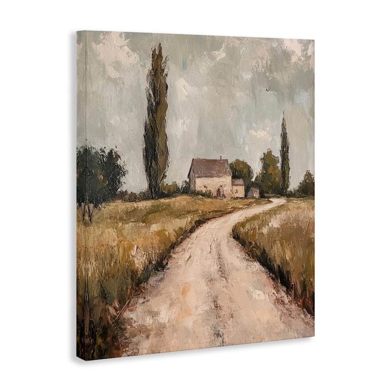 Stupell Painterly Quiet Country Canvas Wall Art Design By Petal Prints Design