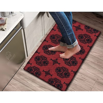 Handwoven Anti Fatigue Cushioned Standing Cotton Doormat/Bathroom/ Kitchen Mat 18"x30"