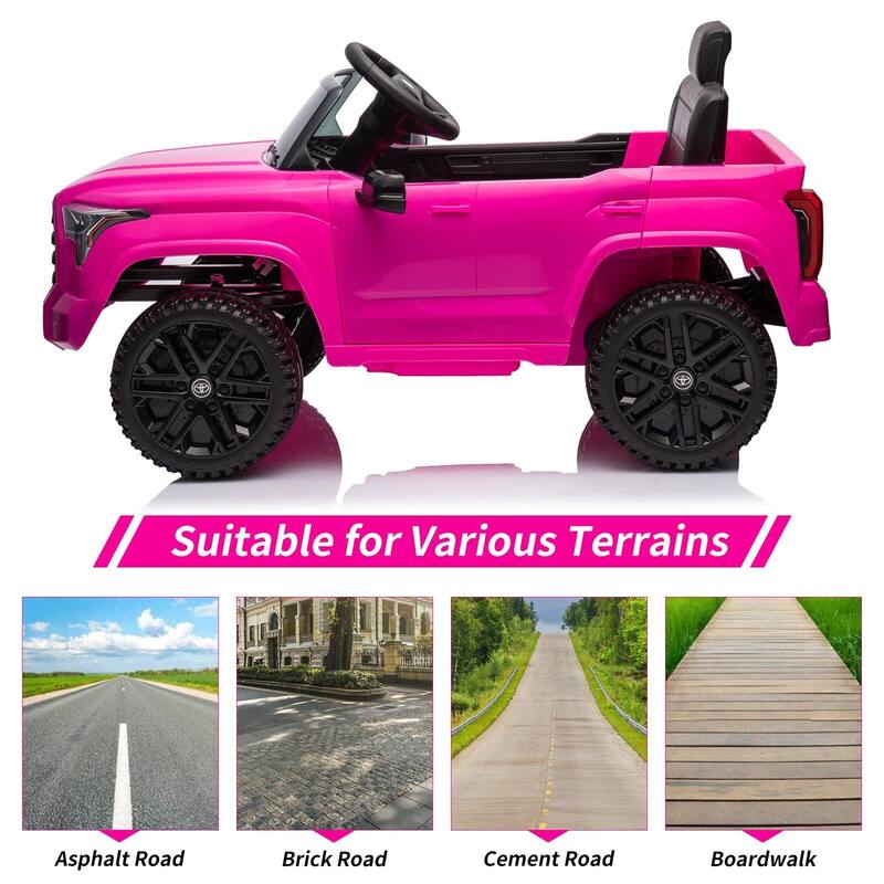Kids Ride On Car,Toyota Licensed Kids Ride-On Truck 12V with Remote Control