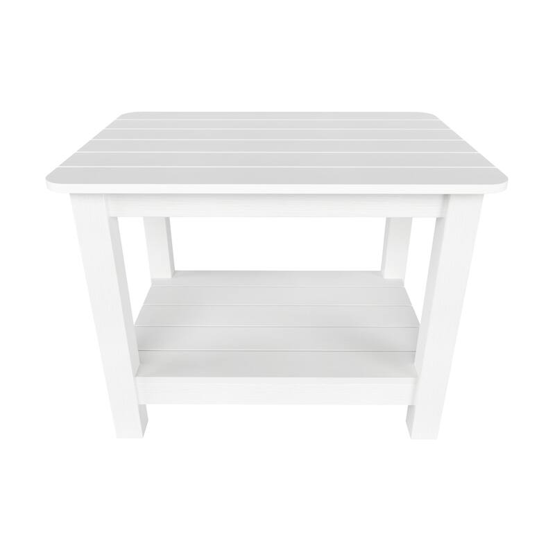 Vineyard HIPS Eco-Friendly Outdoor Modern Square All Weather Side Table