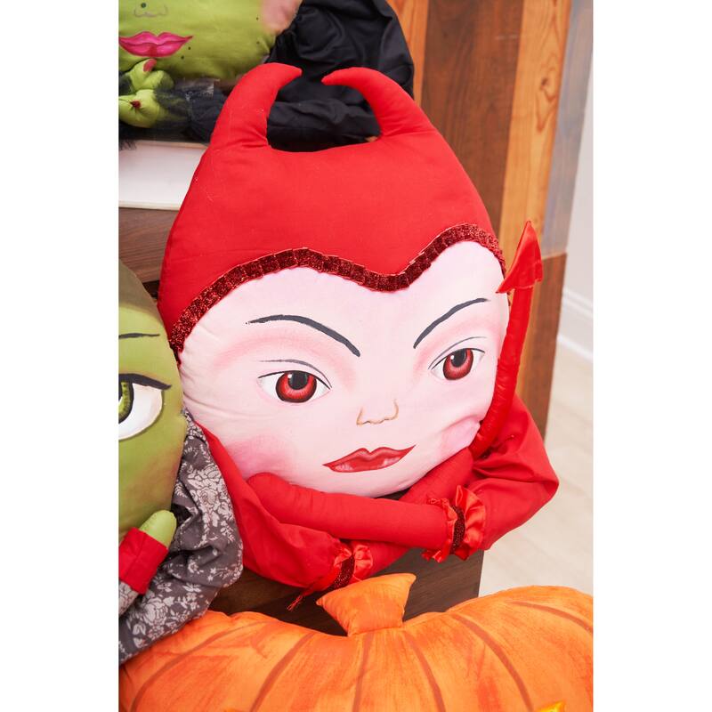 Lucyfur Zombinaland Halloween Decorative Soft Figurine Pillow