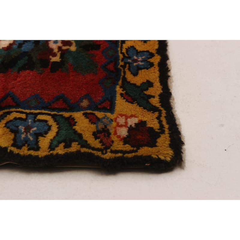ECARPETGALLERY Hand-knotted Kayseri Vintage Cream Wool Rug - 4'11 x 5'4