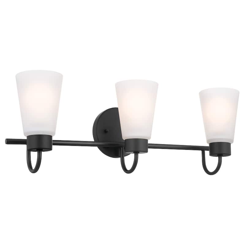 Kichler Lighting Erma 23 in. 3-Light Traditional Bathroom Vanity Light