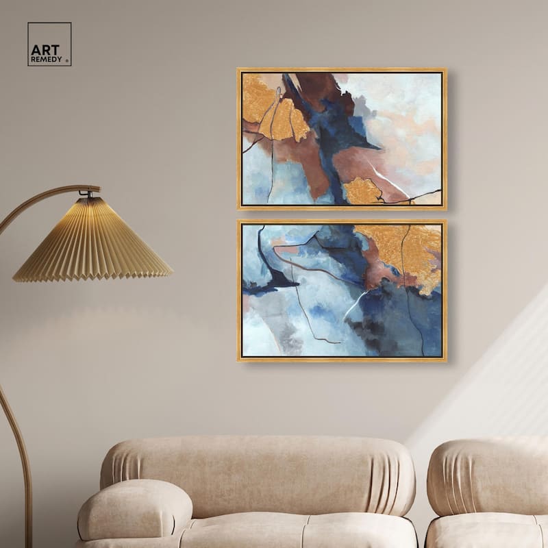 Heaven and Earth Canvas Set of 2 by Art Remedy