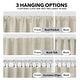 preview thumbnail 2 of 36, Deconovo Back Tab Blackout 42 Width Curtains (2 Panel)