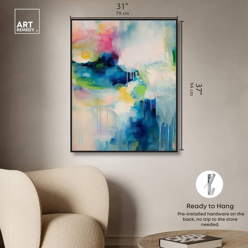 Prismatic Weeps Color III Canvas by Art Remedy