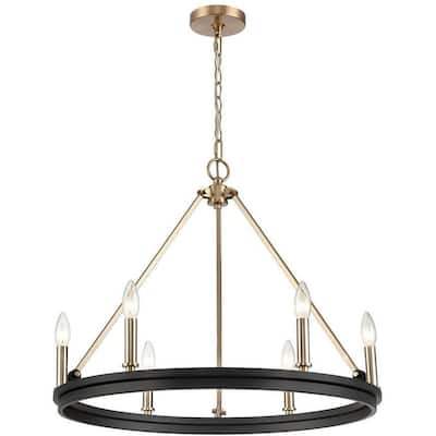Millennium Lighting 9506 Carruth 6 Light 25" Wide Taper Candle Style