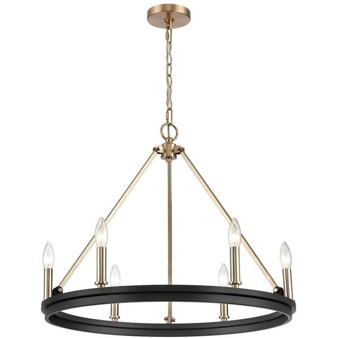 Millennium Lighting 9506 Carruth 6 Light 25" Wide Taper Candle Style