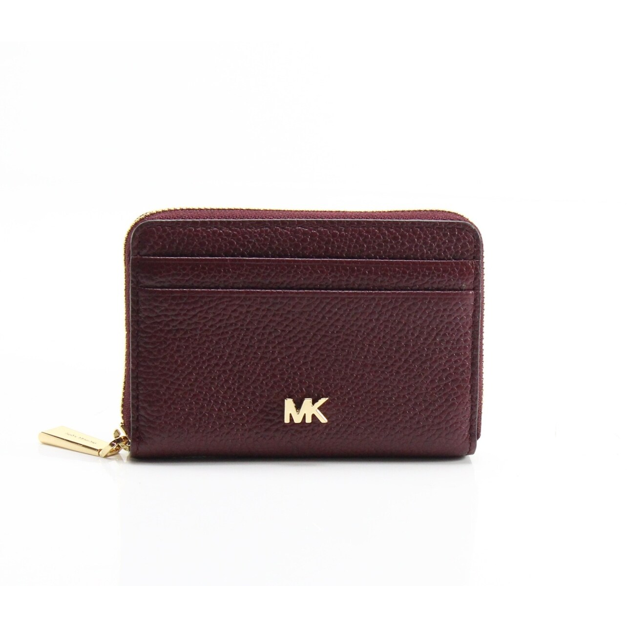 michael kors oxblood wristlet