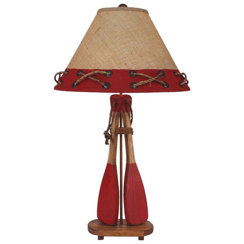 Coastal 2-Paddle Table Lamp
