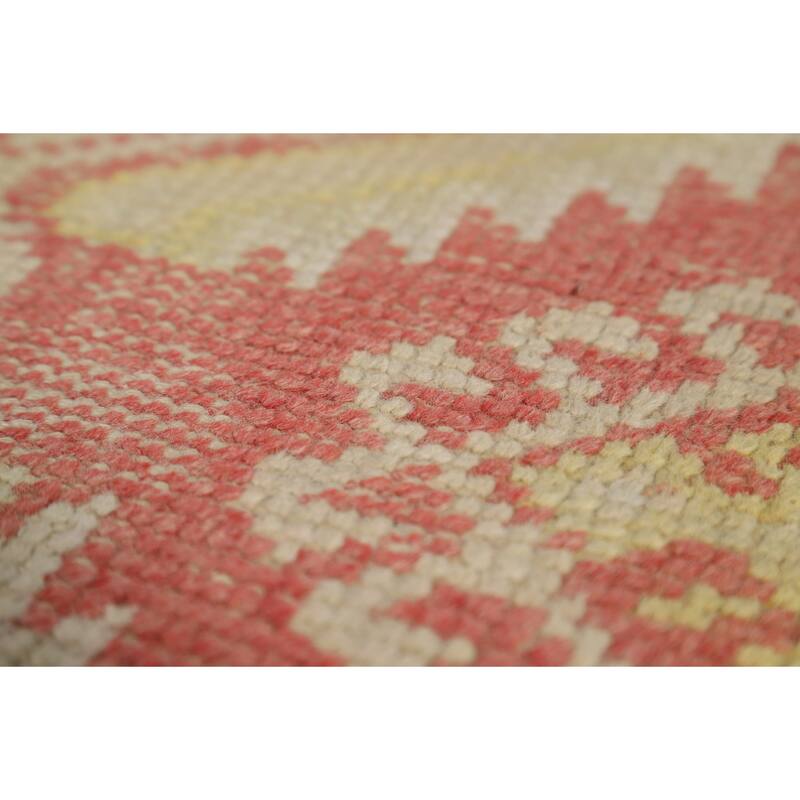 All-Over Geometric Bakhtiari Persian Rug Hand-Knotted Wool Carpet - 3'10" x 7'0"