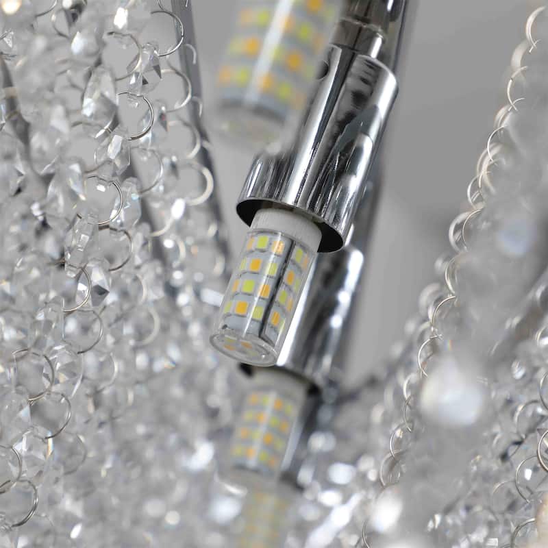 Modern Crystal Chandelier for Living Room