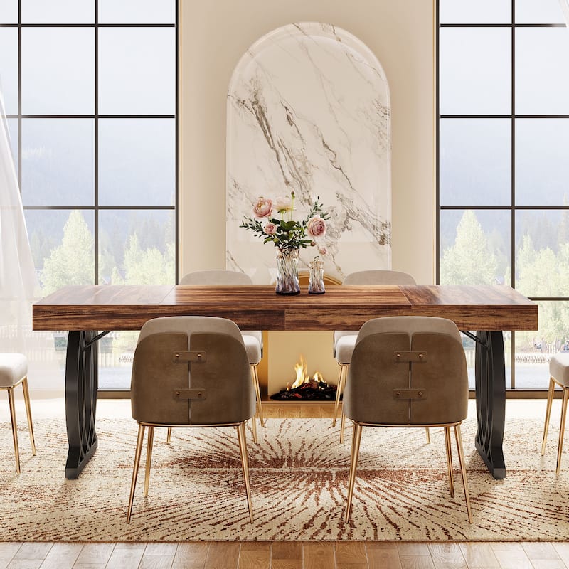 63-Inch Dining Table for 4-6