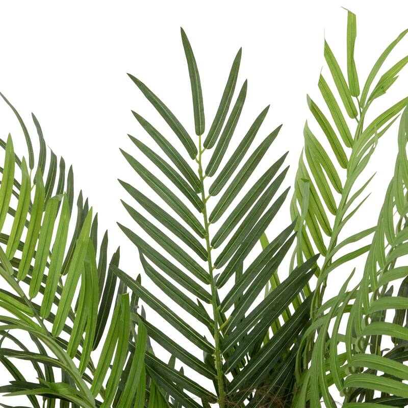 47" Artificial Brown and Green Phoenix Palm Potted Tree