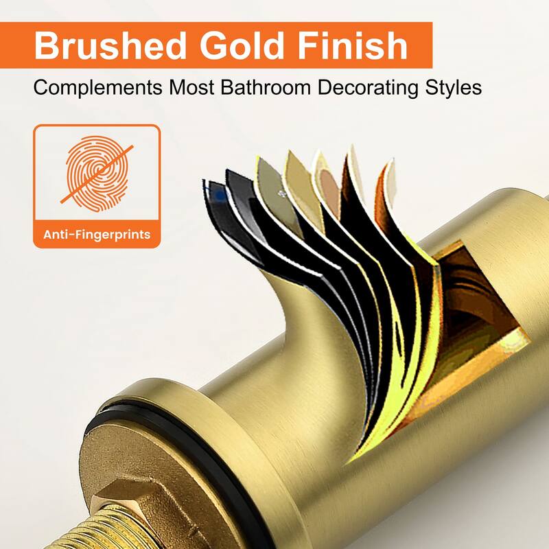 Widespread Bathroom Sink Faucet With Drain Assembly 3 Holes 8 Inch Bathroom Faucets Two Handle Modern Lavatory Basin Vanity Taps