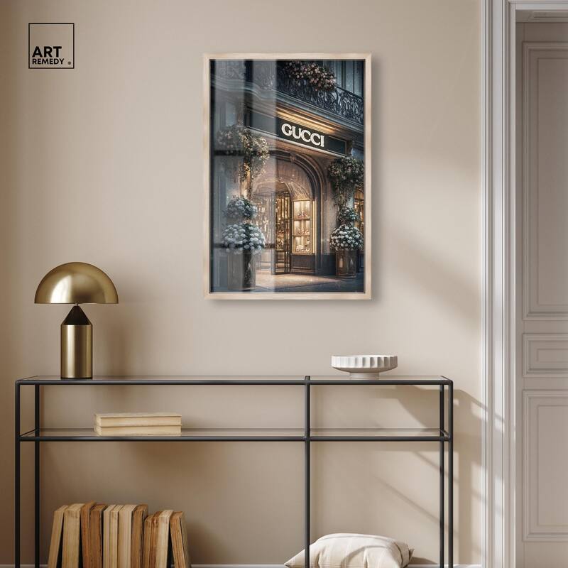 Illuminated Luxury Store Shadowbox by Art Remedy